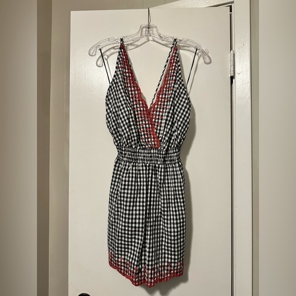 NWT Lush black and white romper size L - Picture 2 of 5